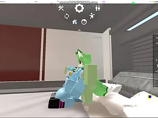 Roblox furros kemono tienen sexo oral&period;