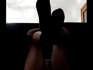 Twink showing booty increased by feet